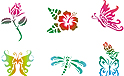 REEL TRENDY STENCILS - FLORAL
