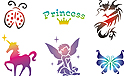 REEL TRENDY STENCILS - MINIS