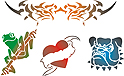 REEL TRENDY STENCILS - VARIETY
