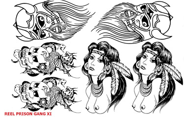 REEL TRANSFER SHEET - Prison Gang XI -White,Latino